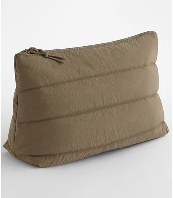 BagBase BagBase Quilted Accessory Case in Black