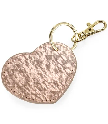 BagBase BagBase Boutique Heart Key Clip in Rose Gold
