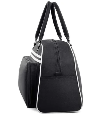 BagBase BagBase Retro Bowling Bag in Black/White