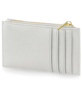 BagBase BagBase Boutique Card Holder in Soft Grey