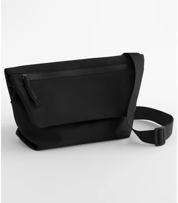 BagBase BagBase Minimal Lifestyle Mini Messenger Bag in Black
