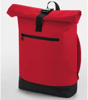 BagBase BagBase Roll-Top Backpack in Classic Red
