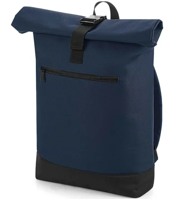 BagBase BagBase Roll-Top Backpack in French Navy