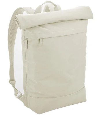 BagBase BagBase Simplicity Roll-Top Backpack in Beige