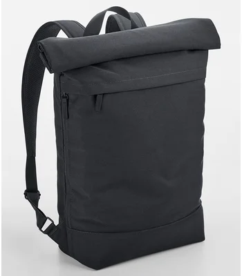 BagBase BagBase Simplicity Roll-Top Backpack in Graphite Grey