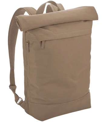 BagBase BagBase Simplicity Roll-Top Backpack in Black