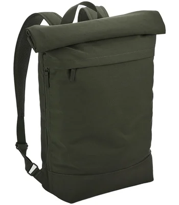 BagBase BagBase Simplicity Roll-Top Backpack in Pine Green