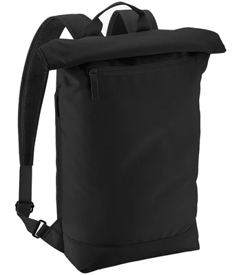 BagBase BagBase Simplicity Roll-Top Backpack Lite in Black