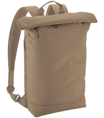 BagBase BagBase Simplicity Roll-Top Backpack Lite in Hazelnut