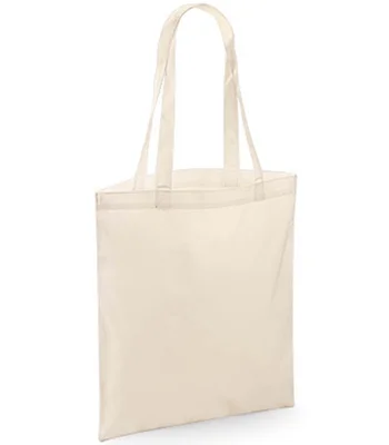 BagBase BagBase Sublimation Shopper in White