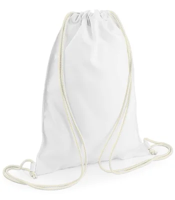 BagBase BagBase Sublimation Gymsac in White