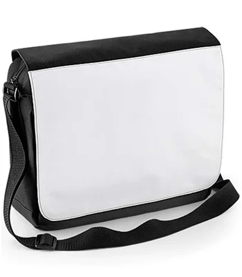 BagBase BagBase Sublimation Messenger Bag in Black