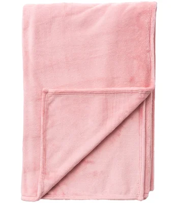 Brand Lab Brand Lab Extra Large Plush Fleece Blanket in Blush Pink