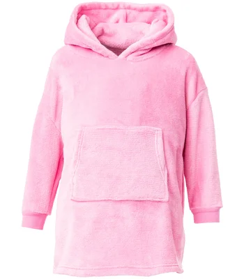 Brand Lab Brand Lab Kids Character Cushion Hooded Blanket in Pink Unicorn