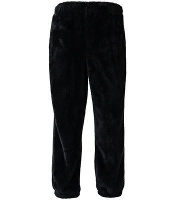 Brand Lab Brand Lab Unisex Fluffy Fleece Joggers in Black