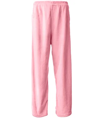 Brand Lab Brand Lab Ladies Plush Fleece Lounge Trousers in Blush Pink