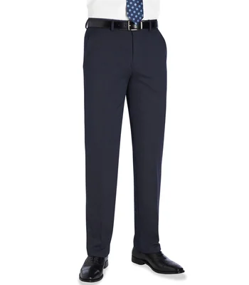 Brook Taverner Brook Taverner Eclipse Phene Trousers in Navy Pindot