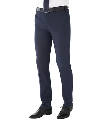 Brook Taverner Brook Taverner Eclipse Pegasus Trousers in Navy Pindot