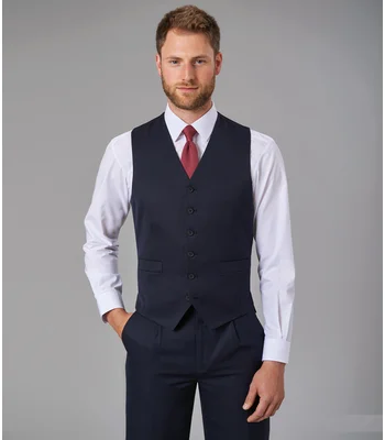 Brook Taverner Brook Taverner Concept Gamma Waistcoat in Black