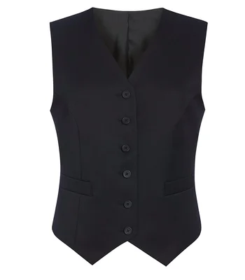 Brook Taverner Brook Taverner Ladies Concept Omega Waistcoat in Black