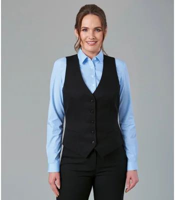 Brook Taverner Brook Taverner Ladies One Luna Waistcoat in Black