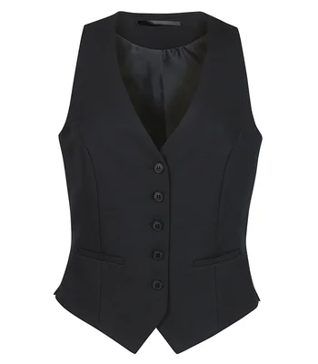 Brook Taverner Brook Taverner Ladies One Luna Waistcoat in Black