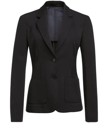 Brook Taverner Brook Taverner Ladies Jersey Stretch Libra Jacket in Black