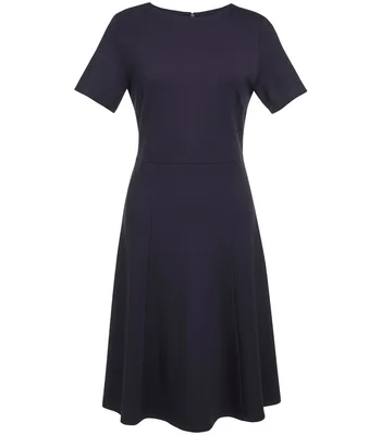 Brook Taverner Brook Taverner Ladies Jersey Stretch Belinda Dress in Navy