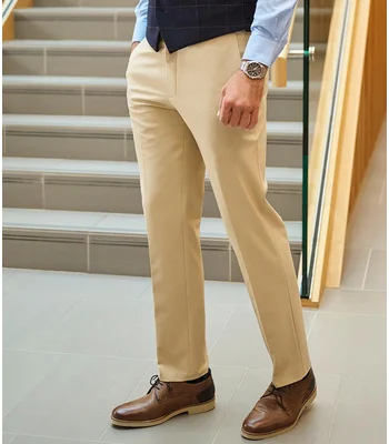 Brook Taverner Brook Taverner Oliver Tailored Trousers in Sand