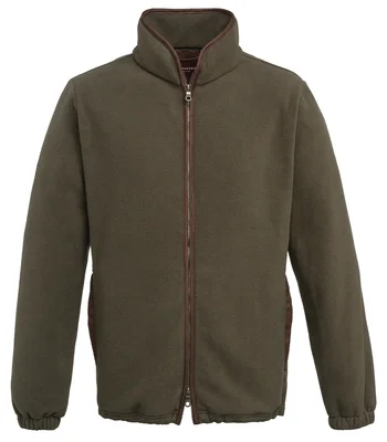 Brook Taverner Brook Taverner Unisex Baltimore Fleece Jacket in Olive Green