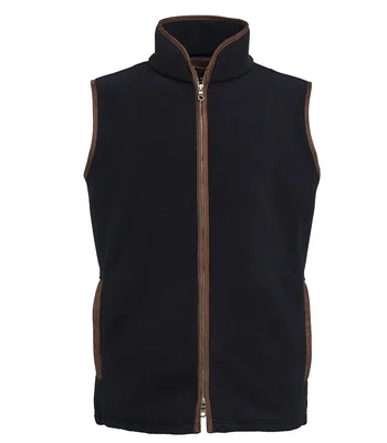 Brook Taverner Brook Taverner Unisex Cincinnati Fleece Gilet in Gunmetal