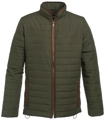 Brook Taverner Brook Taverner Orlando Quilted Jacket in Olive Green