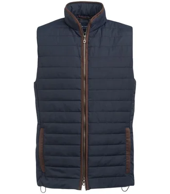 Brook Taverner Brook Taverner Tampa Quilted Gilet in Navy