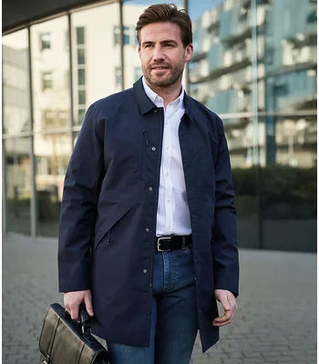 Brook Taverner Brook Taverner Spencer Waterproof Mac in Black