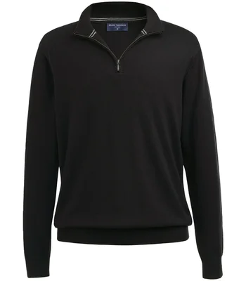 Brook Taverner Brook Taverner Copenhagen 1/4 Zip Jumper in Black