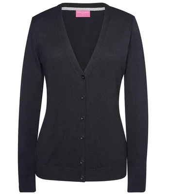 Brook Taverner Brook Taverner Ladies Augusta V Neck Cardigan in Black