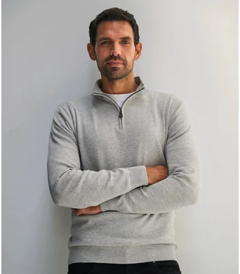 Brook Taverner Brook Taverner Dallas 1/4 Zip Jumper in Black