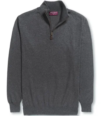 Brook Taverner Brook Taverner Dallas 1/4 Zip Jumper in Charcoal