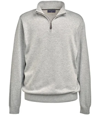 Brook Taverner Brook Taverner Dallas 1/4 Zip Jumper in Silver