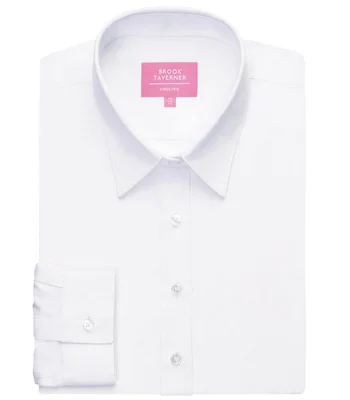 Brook Taverner Brook Taverner Ladies Silvi Fitted Long Sleeve Blouse in White
