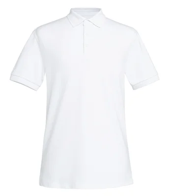 Brook Taverner Brook Taverner Hampton Premium Cotton Polo Shirt in White