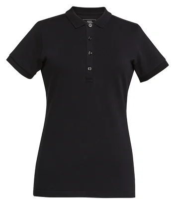 Brook Taverner Brook Taverner Ladies Arlington Premium Cotton Polo Shirt in Black