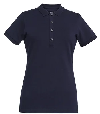 Brook Taverner Brook Taverner Ladies Arlington Premium Cotton Polo Shirt in Navy