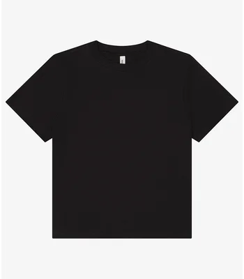 Bella+Canvas Bella Ladies Heavy Boxy T-Shirt in Black
