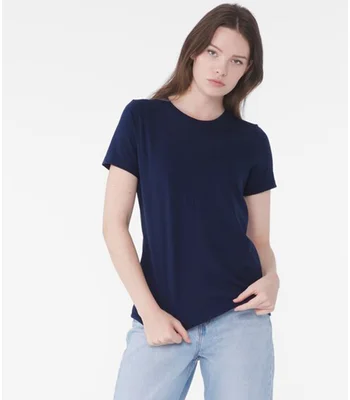 Bella+Canvas Bella Ladies Relaxed Jersey T-Shirt in Black