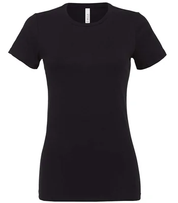 Bella+Canvas Bella Ladies Relaxed Jersey T-Shirt in Black