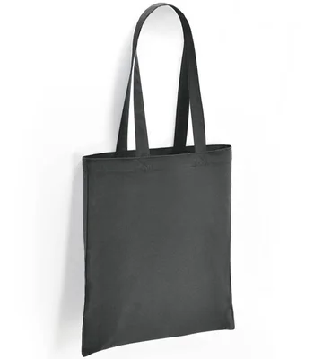Brand Lab Brand Lab Cotton Long Handle Shopper in Charcoal