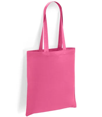 Brand Lab Brand Lab Cotton Long Handle Shopper in Fuchsia