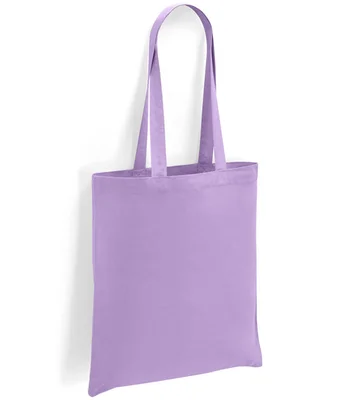 Brand Lab Brand Lab Cotton Long Handle Shopper in Lavender