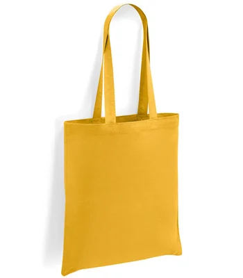 Brand Lab Brand Lab Cotton Long Handle Shopper in Mustard
